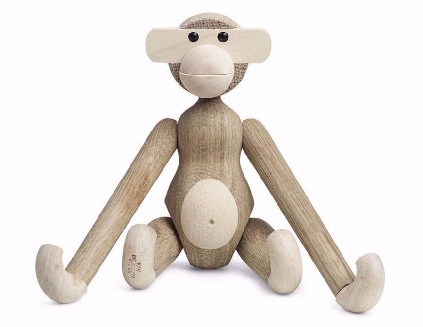 Kay Bojesen Abe, lille, eg/ahorn - 20 cm. - Bahne